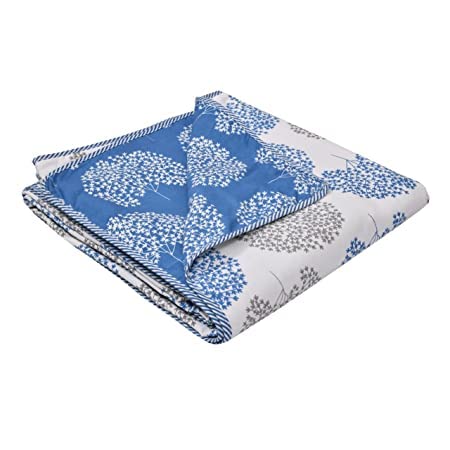 MITUL 100 Cotton Reversible Dohar Double Bed Size Jaipuri Printed Artisan Block Design Blanket Soft Lightweight AC Summer Comforter Quilt HM Cotton DOHAR NO 1 Double Bed - Image 1