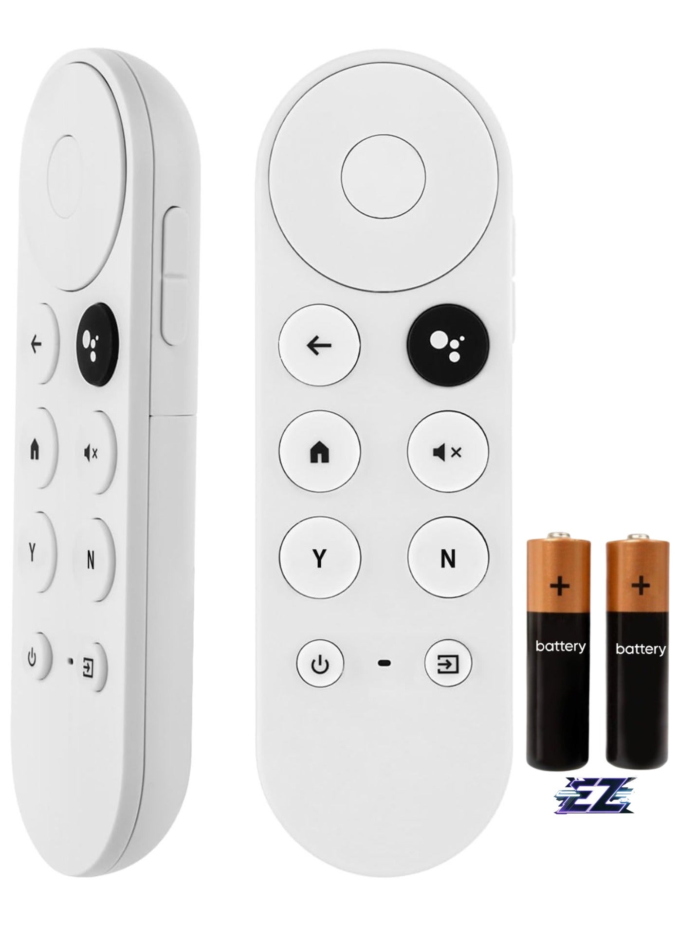 Replacement Voice Remote Control for Google TV 4K Snow 2020, Compatible with Google Chromecast 2020 4K Snow G9N9N GA01920, with Shortcut Buttons with battery
