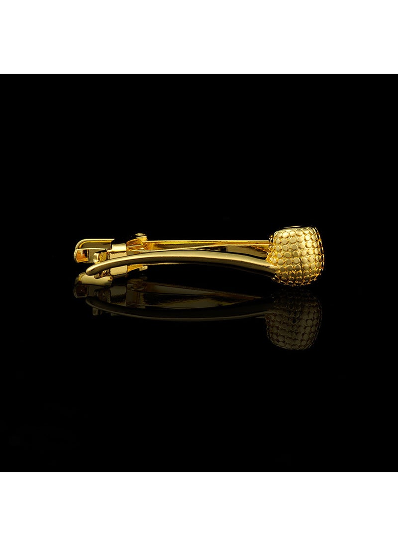 Generic Creative Gold Tie Clip Elegant Accessory for Men J0123 New Pipe 
