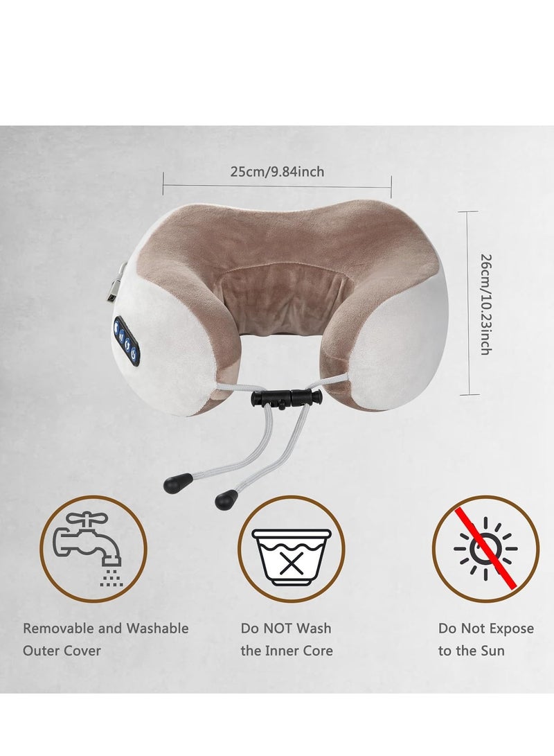 Generic Rechargeable Electric Neck Massager Pillow: Unparalleled massage experience with 3 intensity levels and 3 different modes, relieve pain and provide instant comfort anywhere, whether at home or at work - Image 4