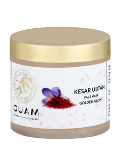 guam Kesar Ubtan Face Mask -100Gm/Fl Oz 2.5, Enriched With Saffron And Sandlewood To Enhance Natural Radiance For Healthy Glowing Complexion  - Image 1