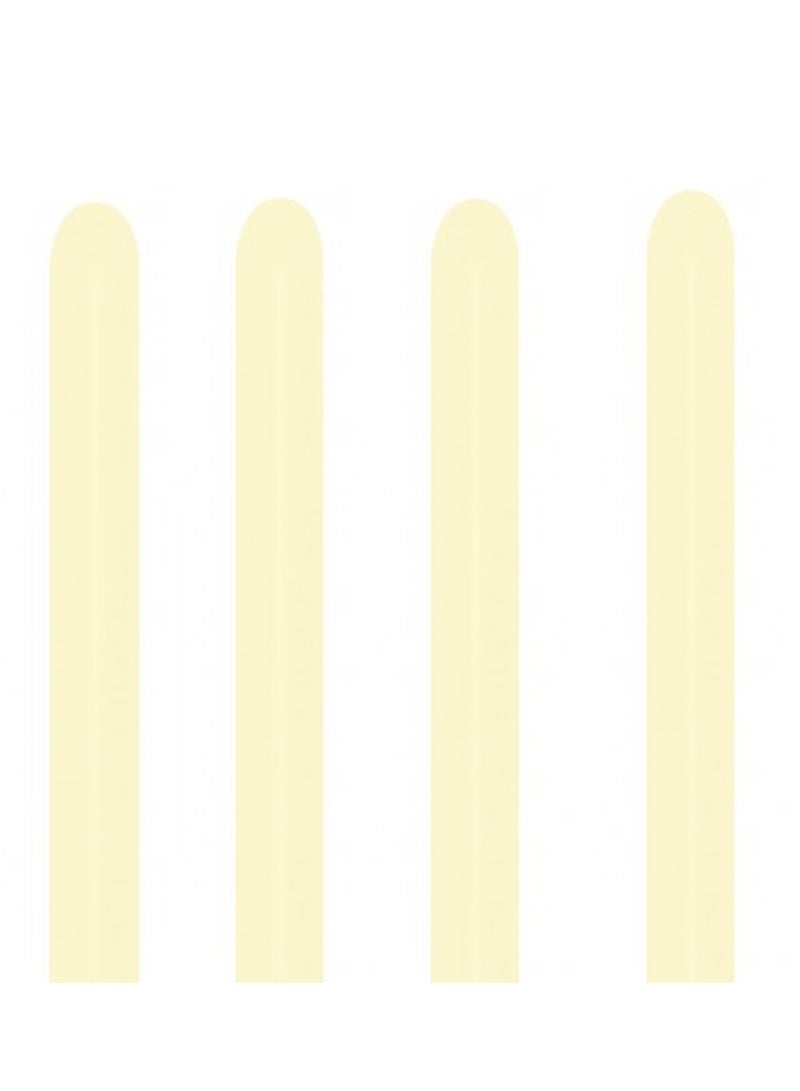 Sempertex Assorted Color Latex Balloons  Vibrant Balloons in Various Colors Perfect for Birthdays Parties Weddings and Celebrations Durable and Easy to Inflate for Fun Event Decorations (Matte Yellow) - Image 1