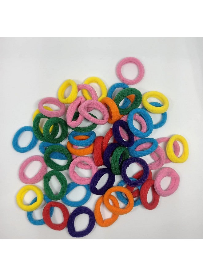 Honbon Hair Rubber Bands Hair Bands Cotton Elastic Rubber Bands Accessories for Women and Girls Multi Color (Pack of 48) - Image 2