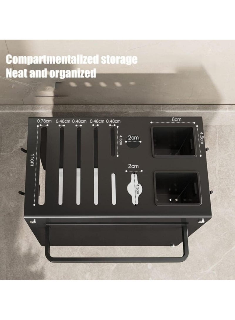 general Kitchen Knife Holder, Multi-Purpose Knife Holder, Countertop Knife Holder, Knife Organizer, 9.45" L*5.39" W*9.05" H, suitable for kitchen, dining room - Image 3