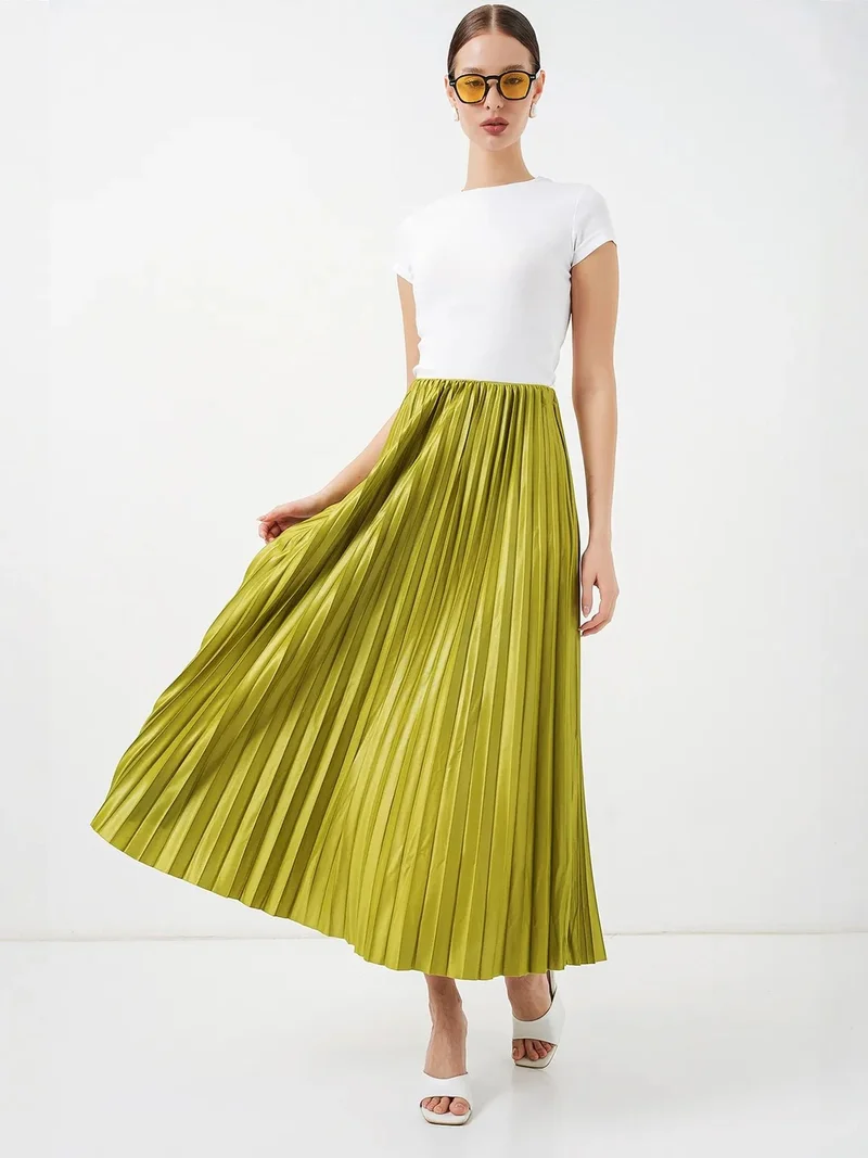 بيغ دارت BDART High Waist Maxi Skirt with Ruffle Detail