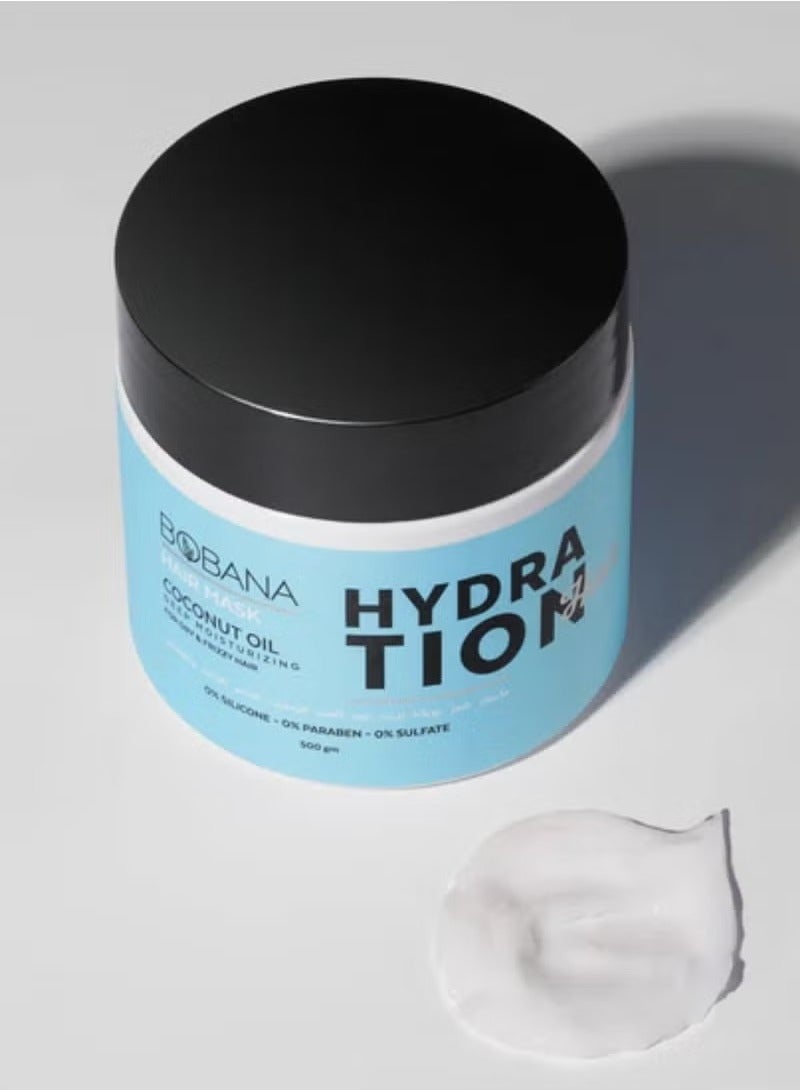 بوبانا قناع الشعر بزيت جوز الهند 500 جرام - Image 2