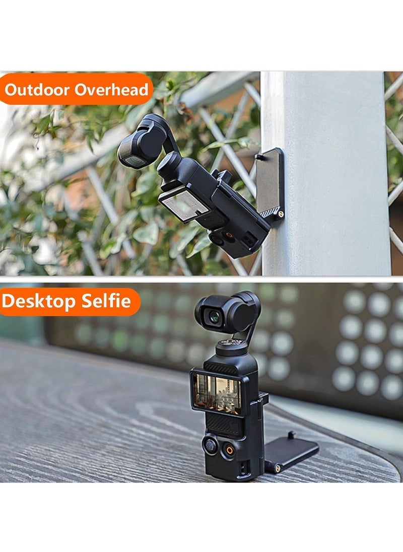 VKL - Magnetic Mount Stand Compatible with DJI Osmo Pocket 3, Holder Expansion Adapter Mount Bracket Accessories Adjustable Clip Clamp Mount with Expand Frame - Image 1