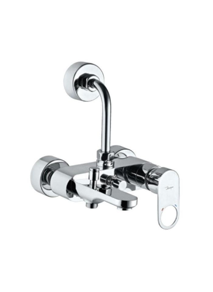 jaquar JAQUAR ORNAMIX Prime Series Normal Flow Exposed Part Kit 3 Way Diverter Chrome ORP10125PM Connections Only to Spout Overhead Shower Hand Shower Wall Mounted Knob Selector with Button  - Image 1