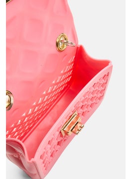 Willow & Ruby A Little Obsessed Charm It Cross Body Bag, Pink Combo  - Image 4