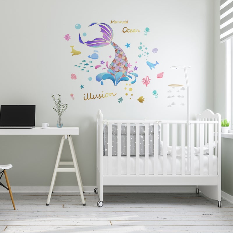 1 set of Wallpapers Bedroom Stickers DIY Wall Decals Decorative Wallpaper - Image 3