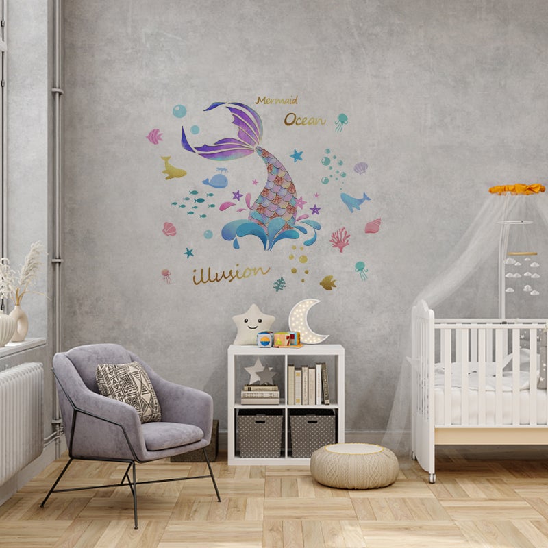 1 set of Wallpapers Bedroom Stickers DIY Wall Decals Decorative Wallpaper - Image 4