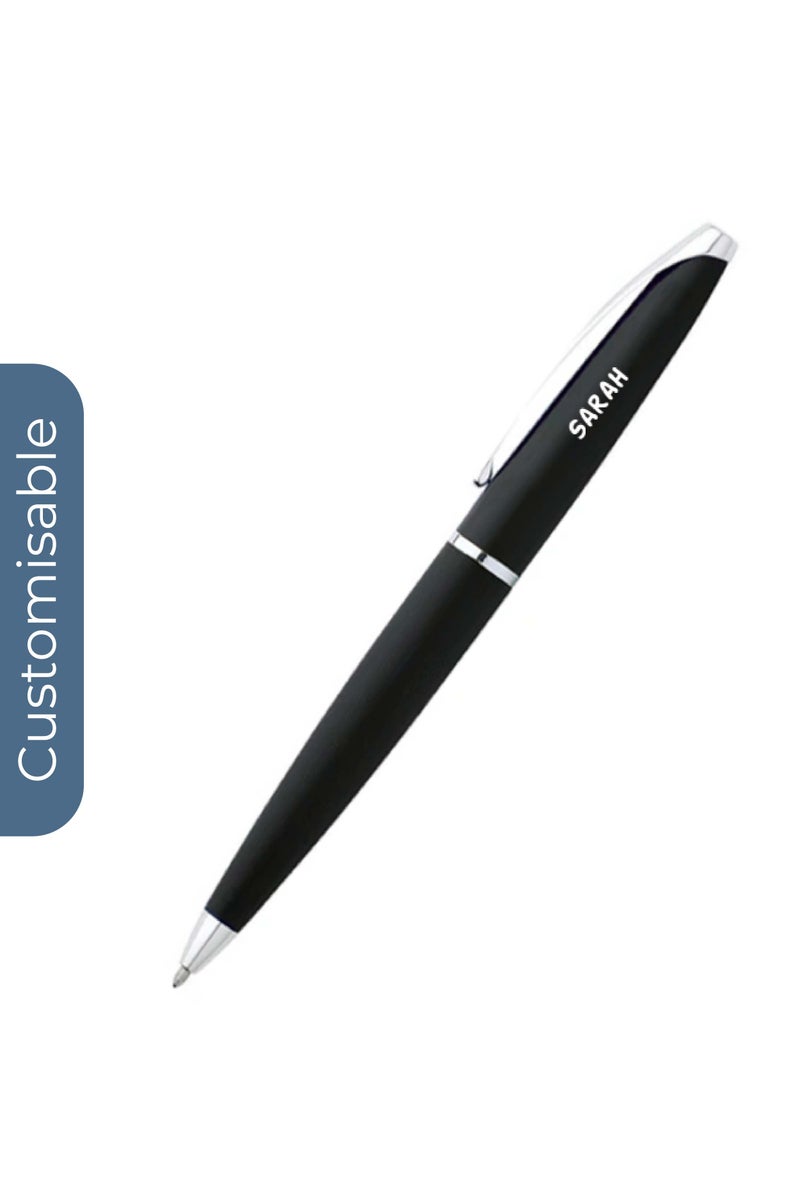 Cross Personalised Cross ATX® Basalt Black with Polished Chrome Appointments Ballpoint Pen - Image 1