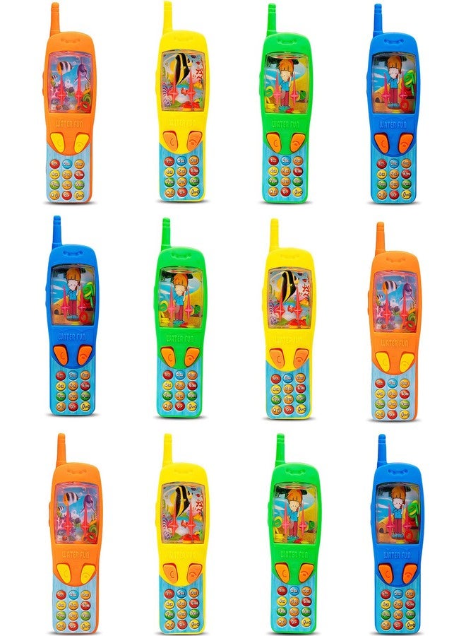 آرت كريتيفيتي لعبة حلقات الماء للهواتف المحمولة من ArtCreativity مقاس 4 بوصات - عبوة من 12 حلقة - لعبة هاتف محمول ملونة للأطفال - هدايا رائعة لحفلات أعياد الميلاد، وجوائز للمسابقات - فكرة هدية رائعة للأولاد والبنات والأطفال الصغار - Image 1