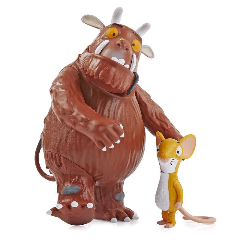 WOW! STUFF Julia Donaldson The Gruffalo and Mouse Twin Pack Collectable Action Figures | Articulated Character Play | Official Toys and Gifts from The Books, TV and Animation Movie Series - Image 1