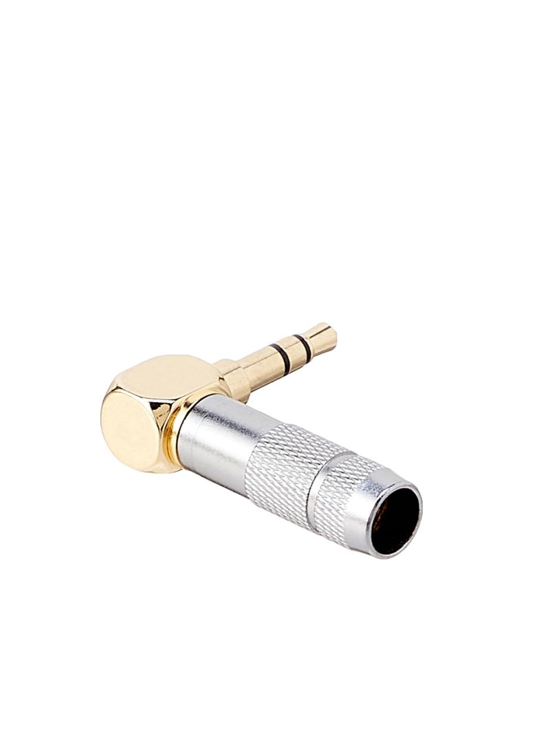 Keendex KX1985 Right Angle Audio Connector - Silver - Image 3