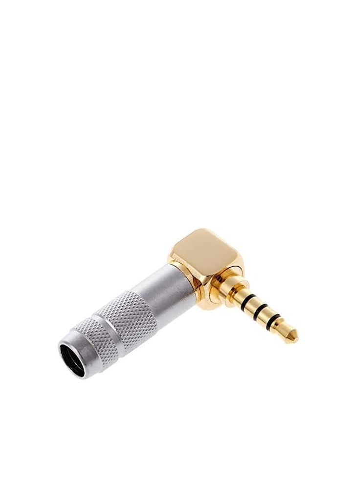 Keendex KX1985 Right Angle Audio Connector - Silver - Image 2