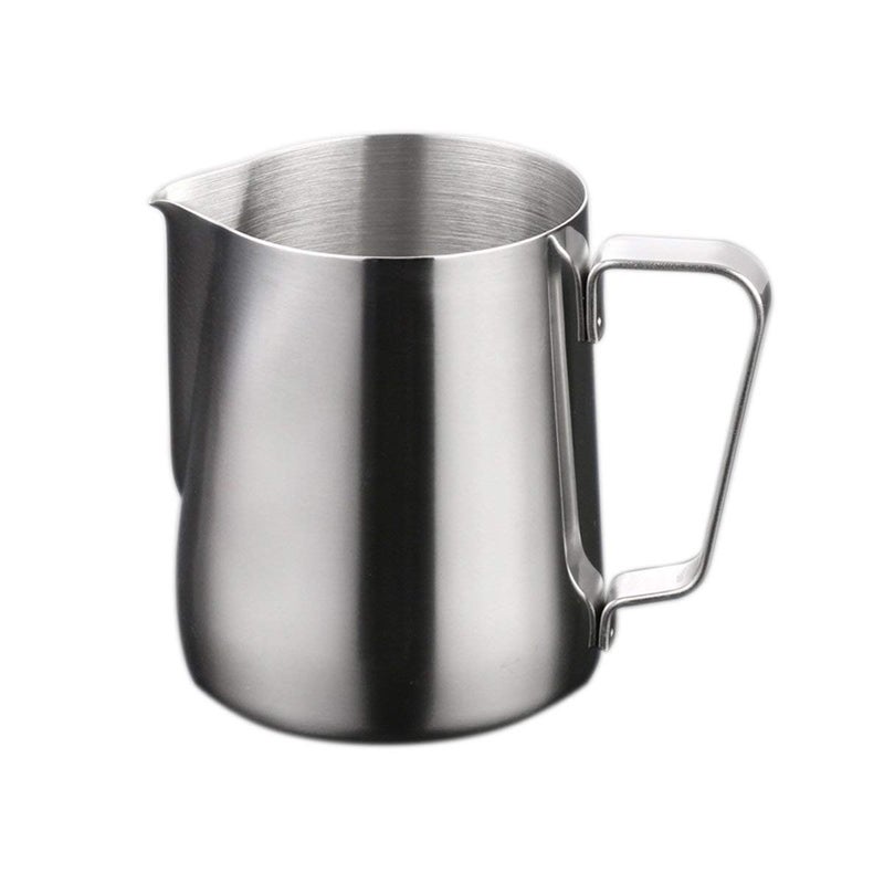 THW Stainless Steel Milk Frothing Pitcher 150 ML Latte Pourer Jug for Cappuccino Coffee Lightweight Portable Ideal for Home Restaurant Use - Image 1