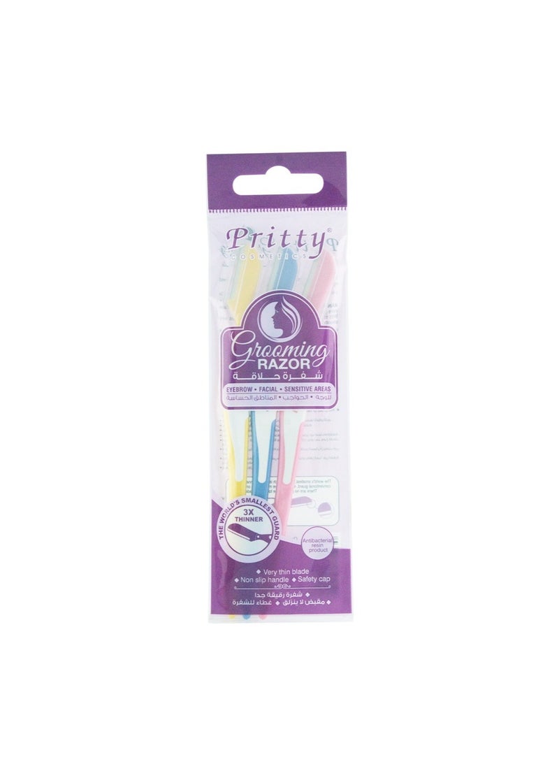 Pritty Razor Eye Brow 3pcs Per Pack  - Image 1