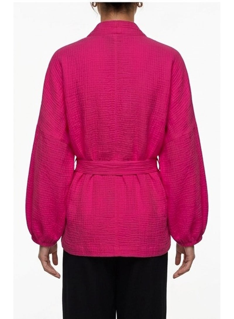 Carina Puff-Sleeve Cardigan - Image 2