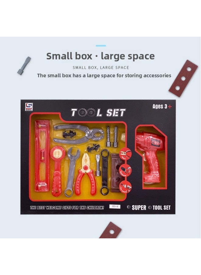 لعب الأطفال أدوات إصلاح المنزل المبيعات المباشرة للأطفال محاكاة أدوات إصلاح الألعاب التعليمية بالجملة-اللون: 6644-1 - Image 3