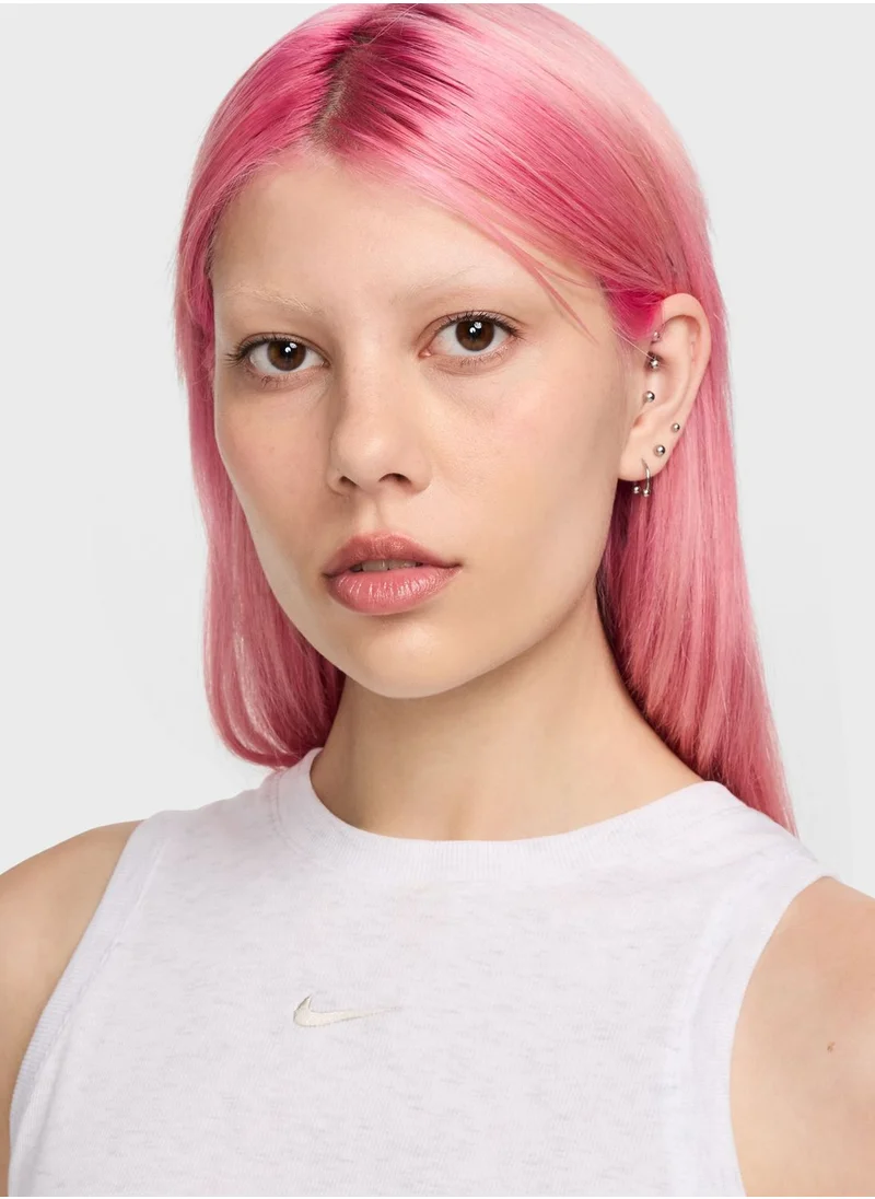 Nike Nsw Essential Ribbed Cropped Tank