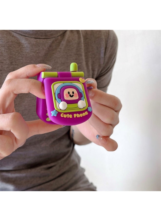 Generic Cartoon Flip Buster Lightyear AirpodsPro2 Generation 1/2/3/4 Generation For Apple Wireless Bluetooth Headset Cover-Color:Flip Buzz Lightyear Headphone Cover + Hanging Ring-Applicable Models:Airpods Pro2 Generation  - Image 2