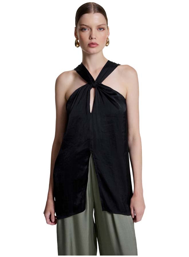 BSB Crossed sleeveless blouse - Image 1