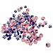 PEVOGON 100 Pcs Patriotic Polymer Clay Beads 4th of July Mixed Heishi Spacer Beads Supplies for DIY Bracelet Earring Necklace Jewelry Making American Flag - Image 2
