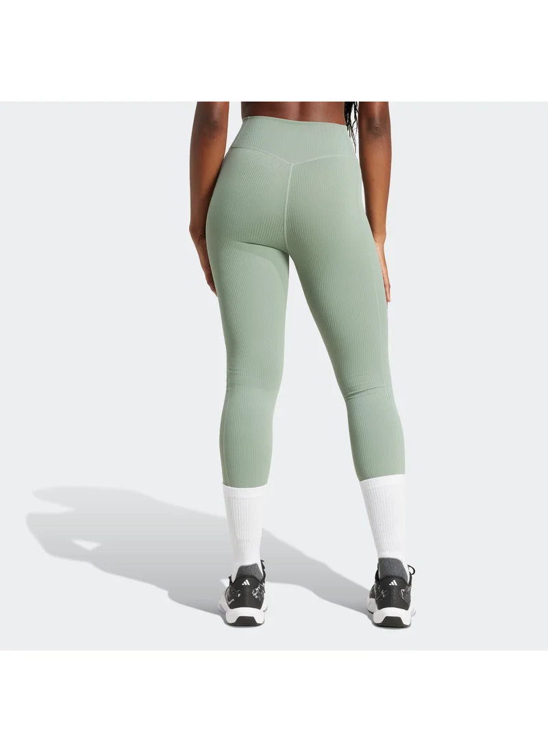 Adidas 7/8 Optime Ribbed Leggings