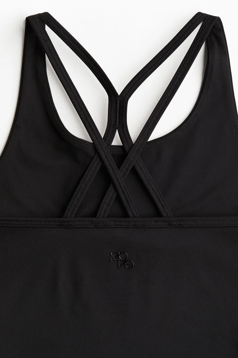 اتش اند ام حمالة رياضية بحمالات مع تقنية سوفت موف