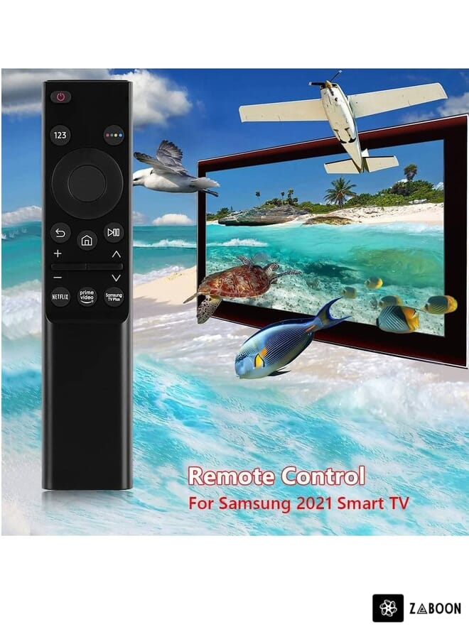 Zaboon Smart TV Remote Control For Samsung with Netflix Rakuten TV Button (2021) Black