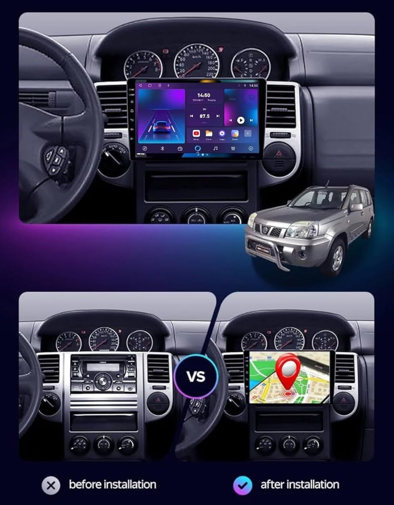 VIEREX Nissan X-Trail Car Stereo with Apple Carplay - Image 3