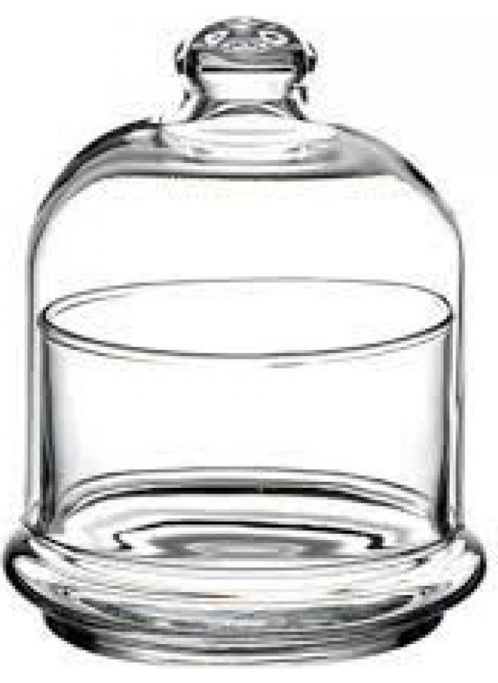 Paşabahçe 98973 Glass Lid Sugar Bowl Jam Bowl 
