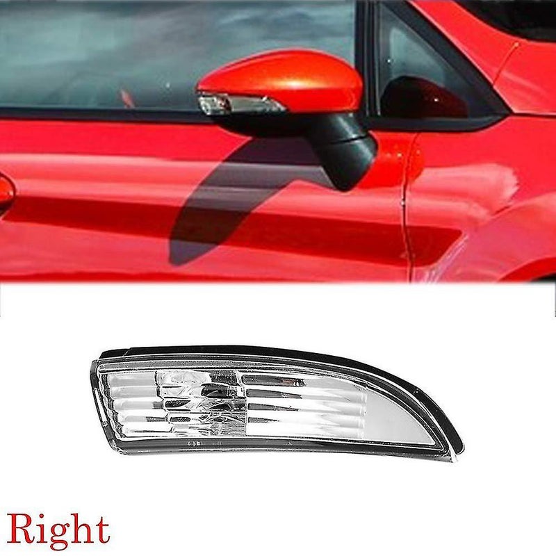 White Right Reversing Mirror Steering Lamp For 2008-2016 Ford Fiesta - Image 1