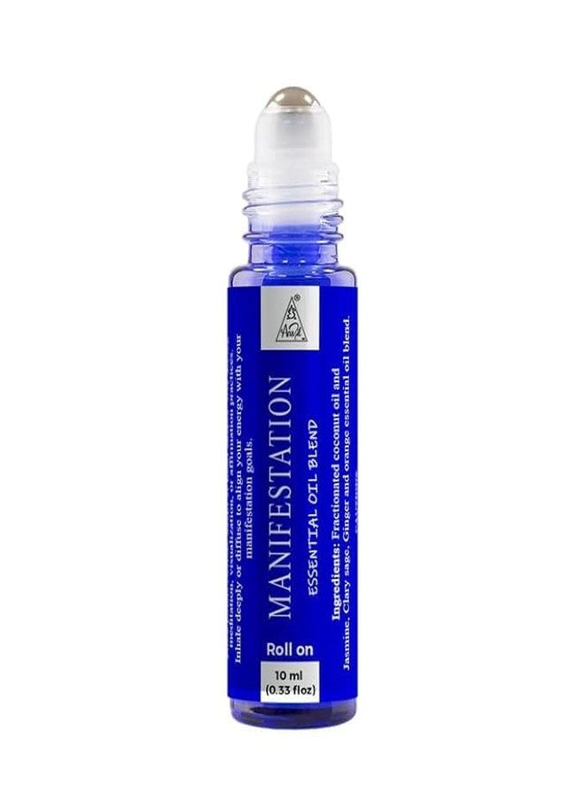 Anshil Manifestation Essential Oil Blend Roll-On | Align intentions and attract abundance | Energized with Reiki | Unisex Roll-On | Aromatherapy Roll-On (10ml) - Image 2