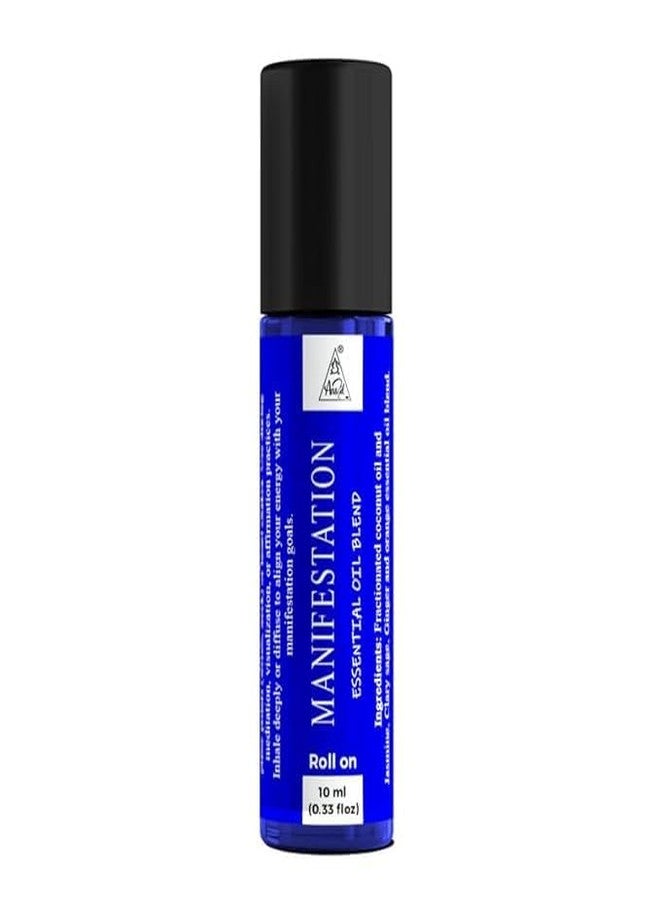 Anshil Manifestation Essential Oil Blend Roll-On | Align intentions and attract abundance | Energized with Reiki | Unisex Roll-On | Aromatherapy Roll-On (10ml) - Image 1