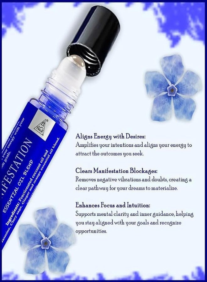 Anshil Manifestation Essential Oil Blend Roll-On | Align intentions and attract abundance | Energized with Reiki | Unisex Roll-On | Aromatherapy Roll-On (10ml) - Image 4