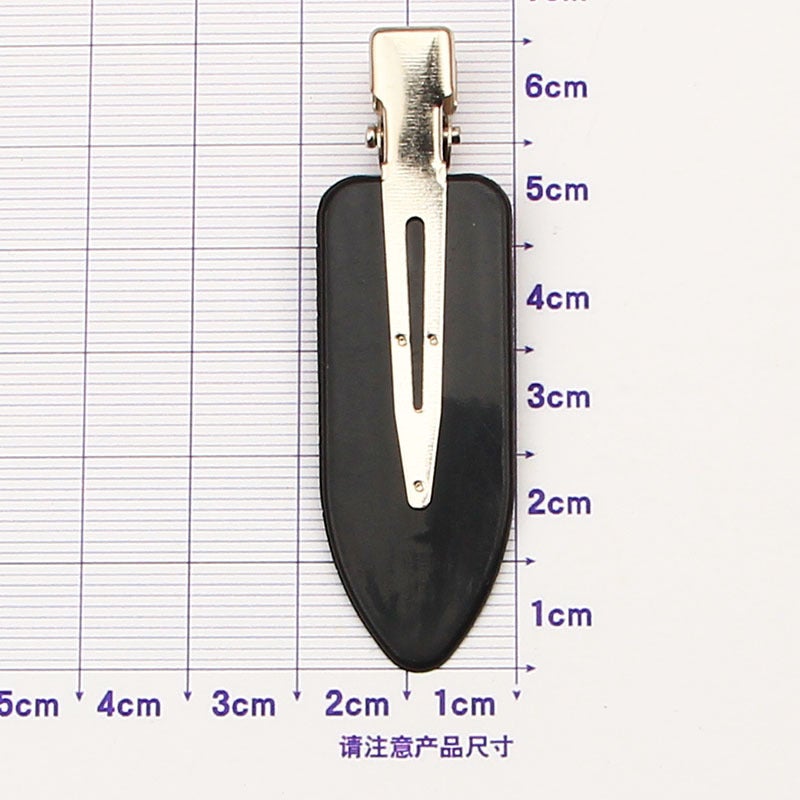Generic Creative leisure hair clip resin cream glue mobile phone case head rope hair card jewelry diy wholesale water cup sticker stationery box Creative Black
