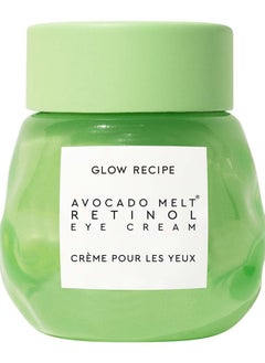 Glow Recipe Avocado Melt Retinol Eye Cream 15ml – Nourishing, Brightening & Firming Eye Treatment with Encapsulated Retinol, Avocado, Coffeeberry & Niacinamide for Smooth, Revitalized Under Eyes