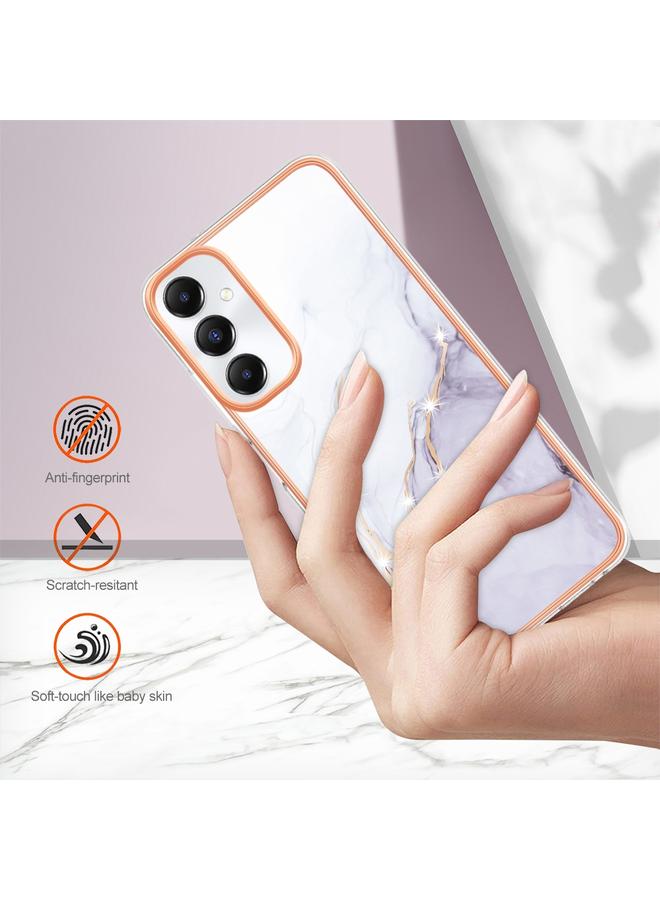 S-TOP Case For Samsung Galaxy A05s Electroplating Marble Dual-side IMD Phone Case - Image 4
