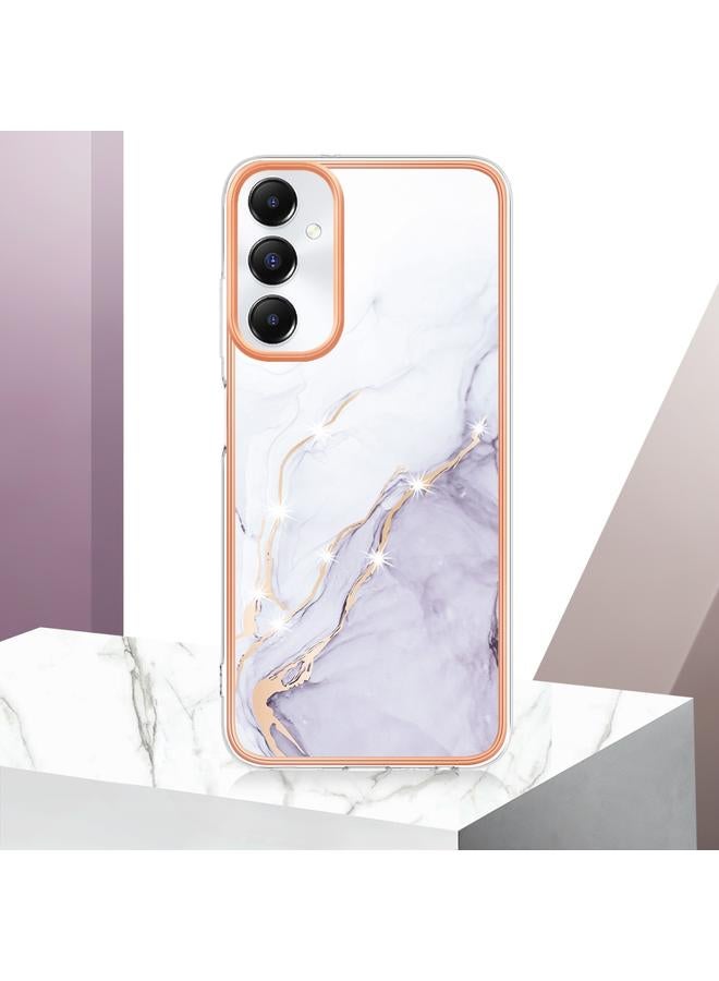 S-TOP Case For Samsung Galaxy A05s Electroplating Marble Dual-side IMD Phone Case - Image 2