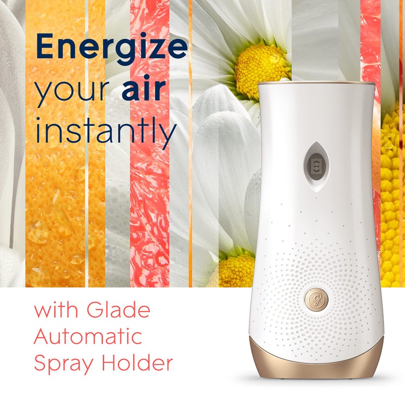 Glade Automatic Spray Refill, Air Freshener for Home and Bathroom, Joyful Citrus & Daisies, 6.2 Oz, 3 Count - Image 2