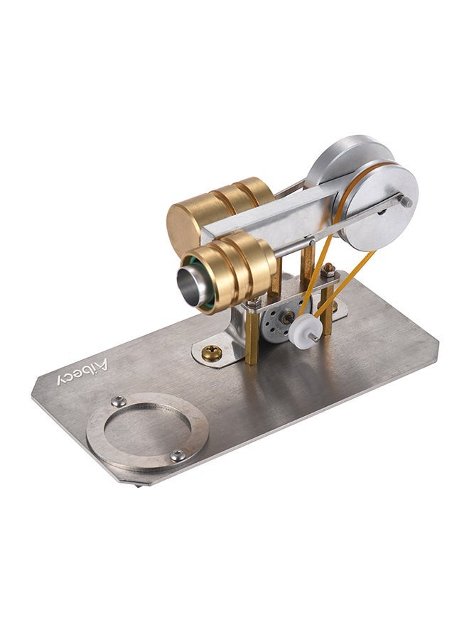 نيبمينينت Hot Air Stirling Engine Electricity Generator Metal Base Educational Toy 17.50x11.50x9.50centimeter - Image 5