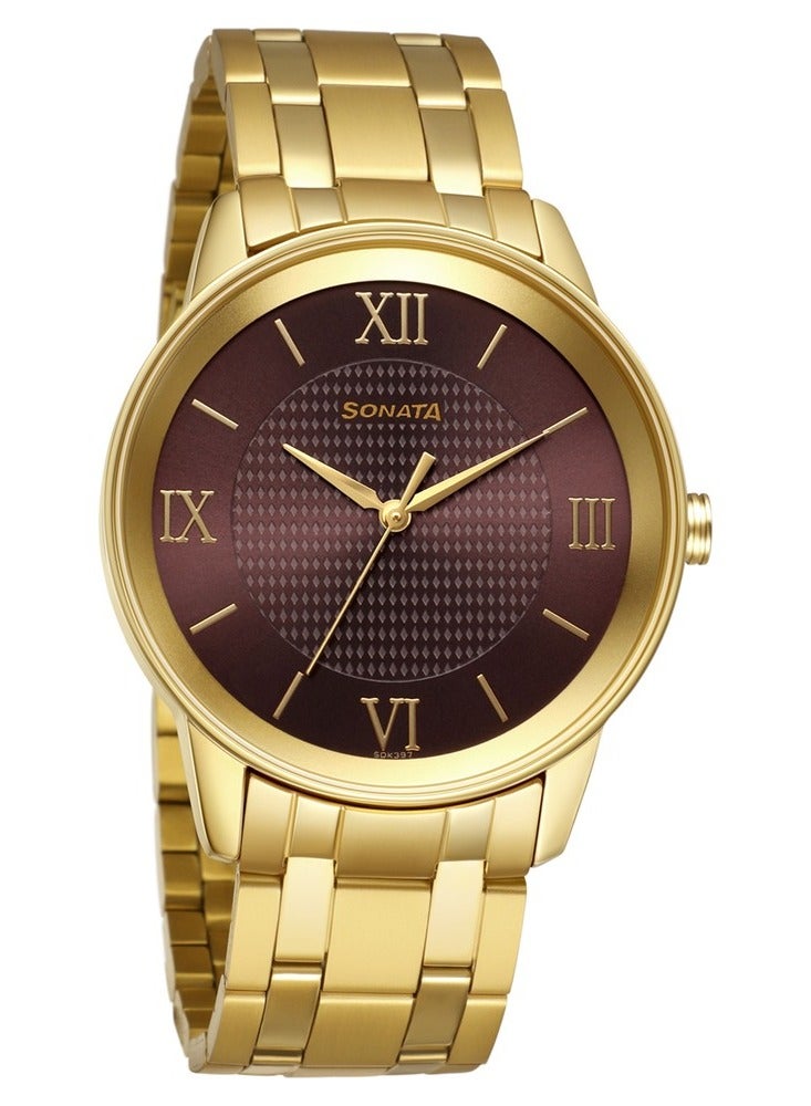 سوناتا ساعة يد أنالوج ستانلس ستيل - Image 1