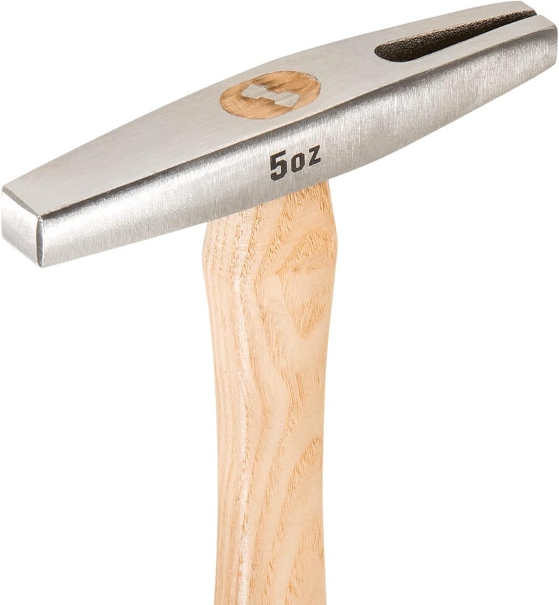 Estwing Sure Strike Tack Hammer - 5 oz Forged Steel Head with Magnetic Face & Hickory Wood Handle - MRWT - Image 3