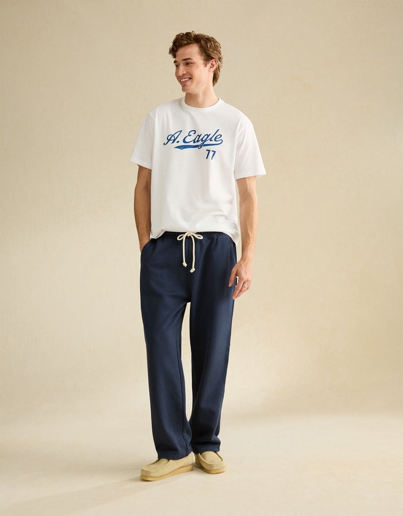 American Eagle AE Laidback Luxe Heavyweight Open-Hem Sweatpant - Image 3