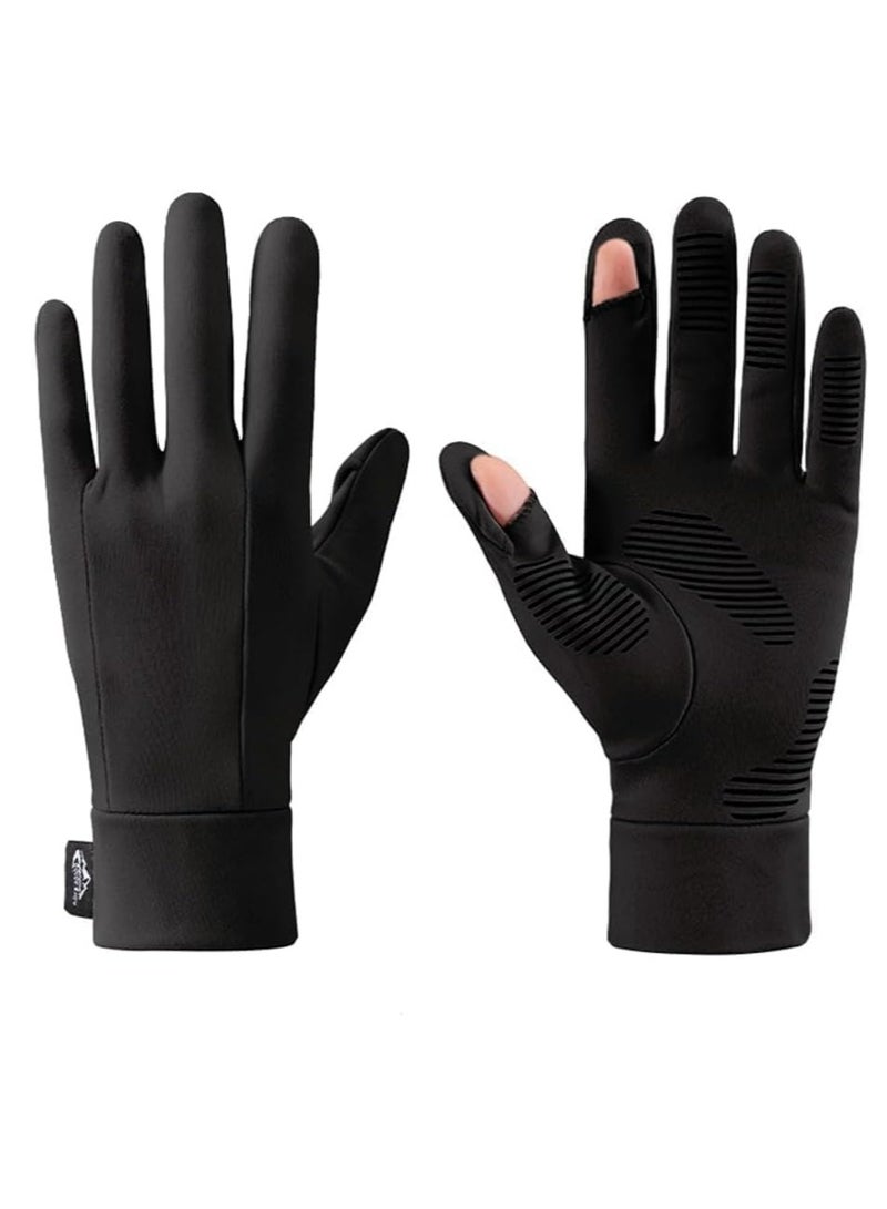 Oasisgalore 1 Pair Winter Gloves Liners, Ski Gloves Liners, Thin and Lightweight Cold Weather Liners for Men and Women, XL. - Image 1