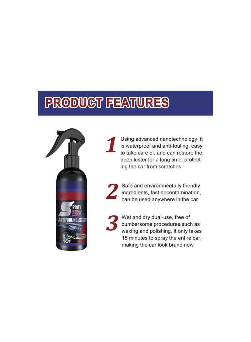 Beauenty Multi-Functional Coating Renewal Agent, 2023new Rayhong Spray Coating Agent, Multi-Functional Coating Renewal Agent, 3 In 1 Ceramic Car Coating Spray, Fast-Acting Coating Spray (1Pcs)  - Image 3