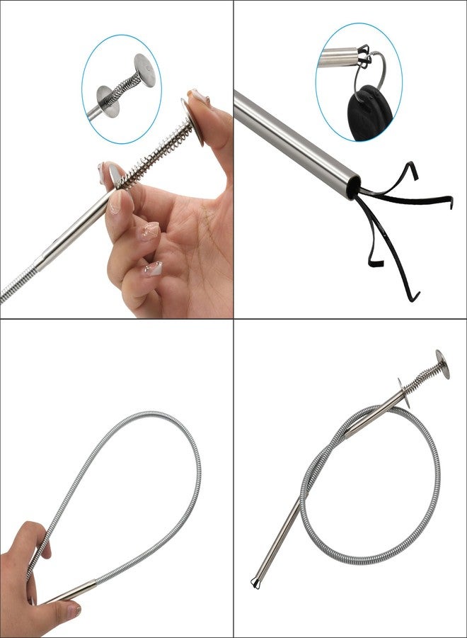 Betterstar Claw grabber pickup tool,Grabber Tool 4-Claw Picker, Bendable Hose Reacher Pickup,Claw type pickup,Flexible Long Handy Reaching Assist Tool for kitchen/bathroom/Litter Pick/Home Sink/Drain - Image 4