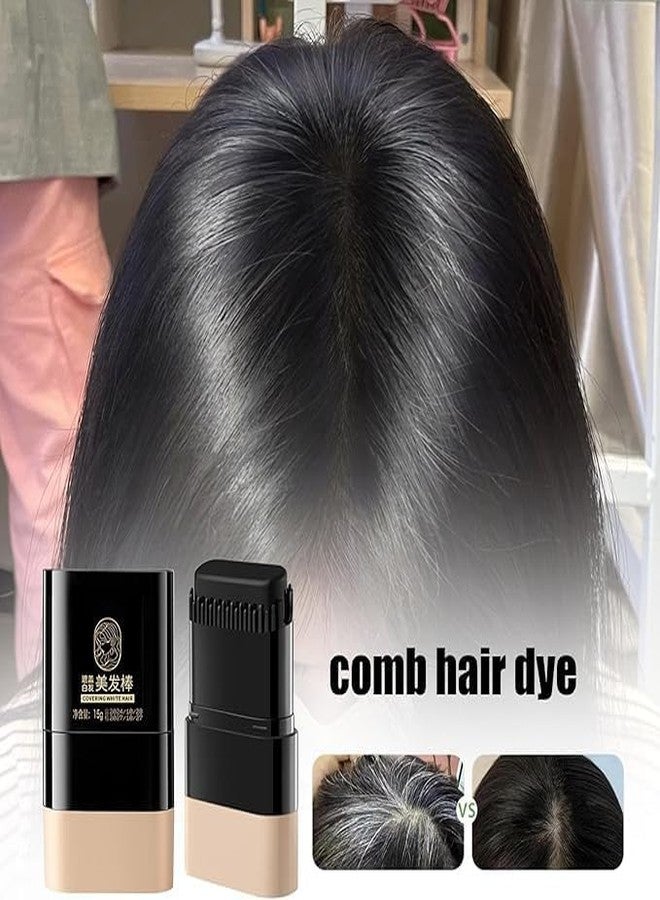 SPITEN Instant Hair Color Stick with Built-In Comb | 2-in-1 Gray Hair Touch-Up | Waterproof And Sweat-Proof Hair Dye Stick for Quick Root Cover Up – (Chestnut Brown) - Image 5